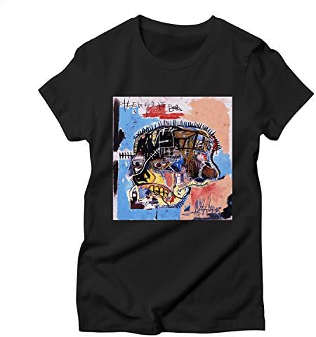 SHI NI Women's Jean Onetomich Onetoel Basq Onotouiat Black T-Shirts Small
