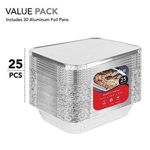 2 9x13+Aluminum+Foil+Pan+Lid