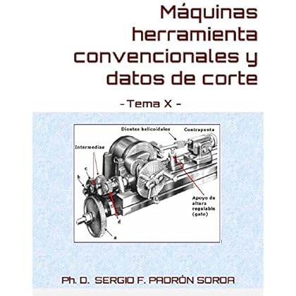 Máquinas herramienta convencionales y datos de corte: Tema X