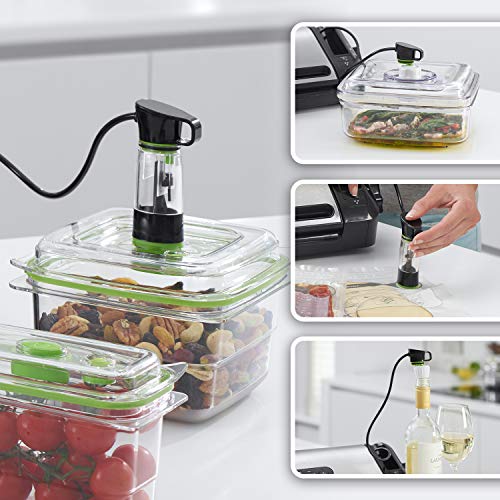 FoodSaver Vakuumiergerät mit Schneidevorrichtung und Rollenaufbewahrung | mit Handheld-Vakuumierer & Marinierfunktion… – Bild 5