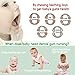 Baby Love Home Baby Silicone Teether Beads 100pcs 12mm DIY Jewelry Can Chew Beige Series Nursing Necklace Accessories