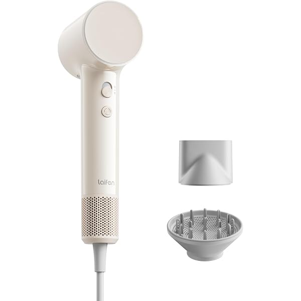 Laifen Air Diffuser travel hair dryer in milk tea colour