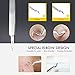 Blackhead Remover Tweezer Kit, ElleSye 6-PCS Pimple Comedone Extractor, Blackhead Whitehead Blemish Acne Zit Removal Tool for Risk Free Nose Face-Silver