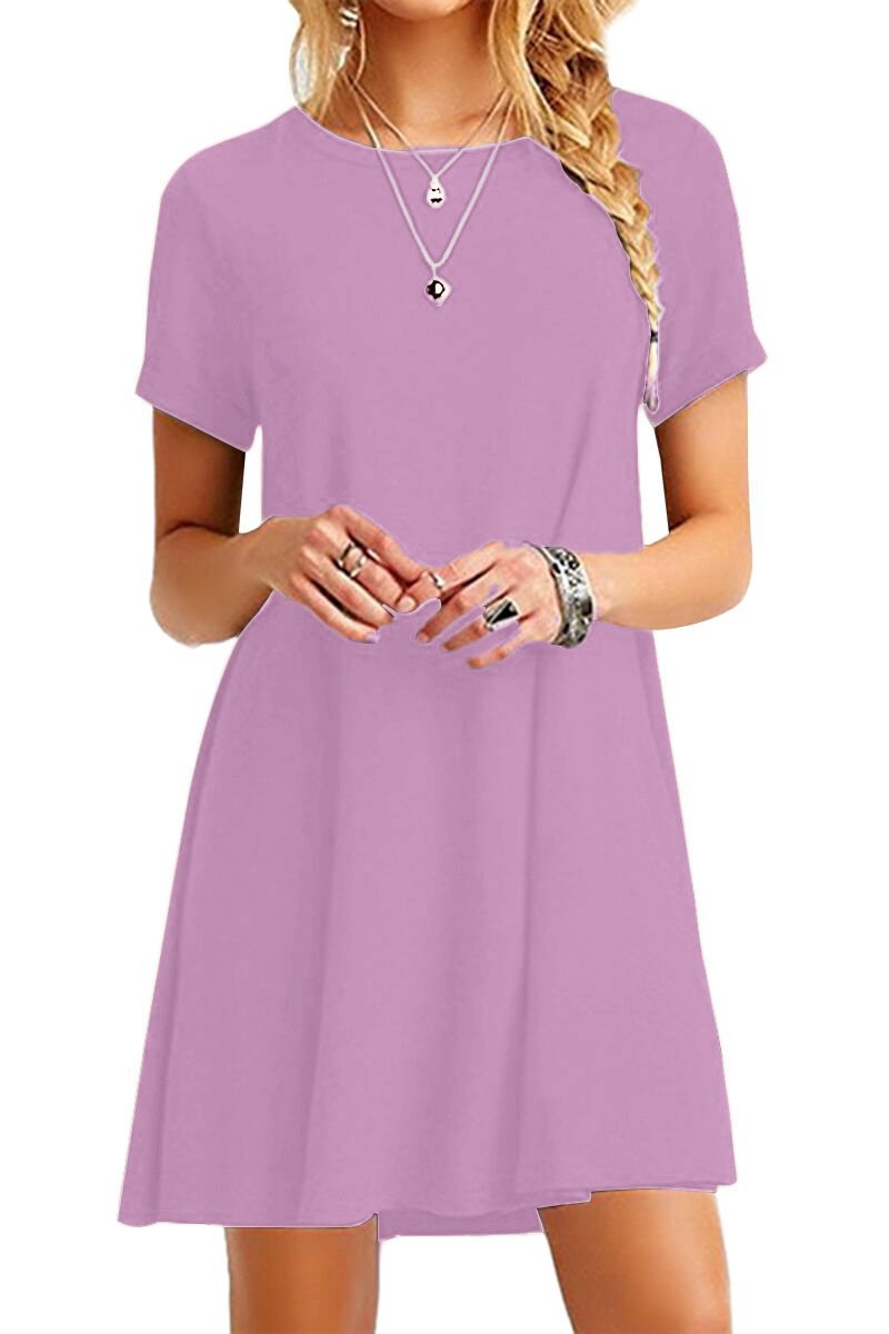 flowy dresses short casual