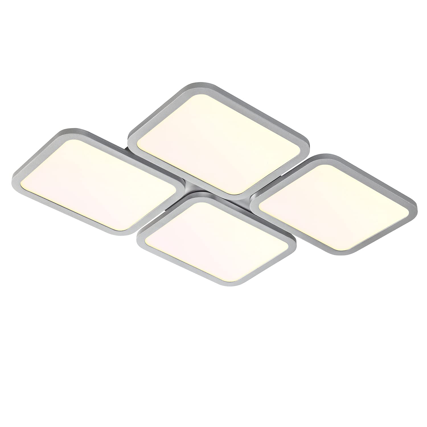 WOFI 30W REEV Silver Plastic Ceiling Light