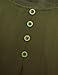 Cestyle Tunic Blouses, Women's Roll Up Sleeve Round Neck Leggings Tops 2017 Fashion Clothes Drape Hem Chiffon Long Shirt For Office Olive Green X-Large
