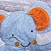 Trend Lab Jungle Fun 6 Piece Crib Bedding Set, Blue