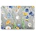 MacBook Old Non Retina Pro 13 Case, GMYLE Plastic Hard Case Cover Clear Glossy for Old MacBook Pro 13 inch with CD-ROM (Model: A1278) [2009-2014 Release] - See Through Floral Pattern