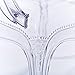 2xhome Clear Modern Ghost Chair Armchair Vanity Dining Room Lounge Crystal Molded Mirrored Furniture Desk Vanity Dining Chairs with Arms Armchair Accent Desk Work Living Room Office Work No Wheels