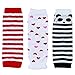 KF Baby Girls Toddler Cozy Soft Leg Warmers, Set of 6 Pairs