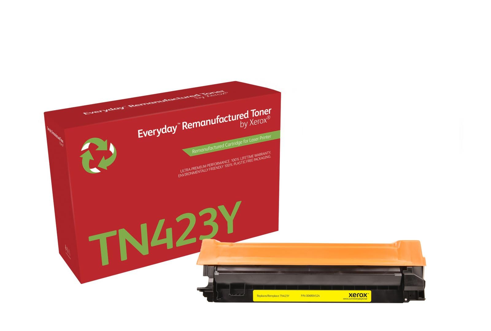 Xerox Everyday Compatible Brother TN423Y Toner, High Capacity, Remanufactured