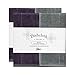 IPPINKA Nawrap Binchotan Dishcloths, Set of 2, Purple x Charcoal