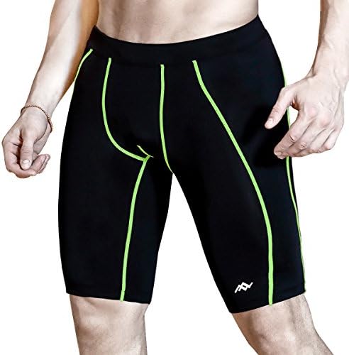 TRYSIL Men's Compression Shorts Underwear Baselayer Running Shorts Cool Dry Sport Tights Athletic Boxer Briefs for Running, Cycling &amp; Swimming