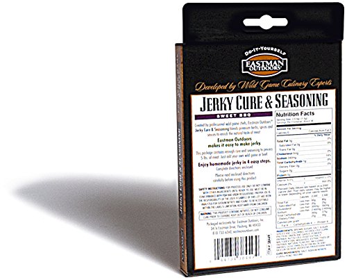Eastman Outdoors Jerky Cure & Seasoning - Sweet BBQ (Seasoning and Cure Makes 5 Pounds)