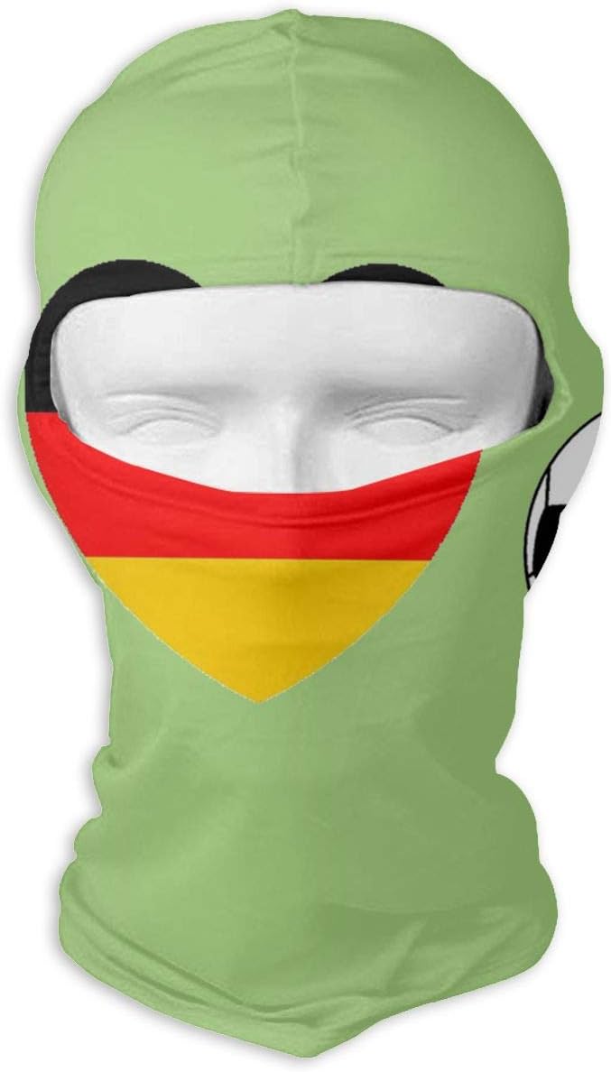 LaoJi I Love German Football Winter Ski Mask Balaclava Hood Wind