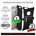 iPhone 6s Case, BUDDIBOX [Wave Belt Series] Slim Belt Clip Holster Rugged Durable Protective Case with Kickstand for Apple iPhone 6 and 6s, (Black)