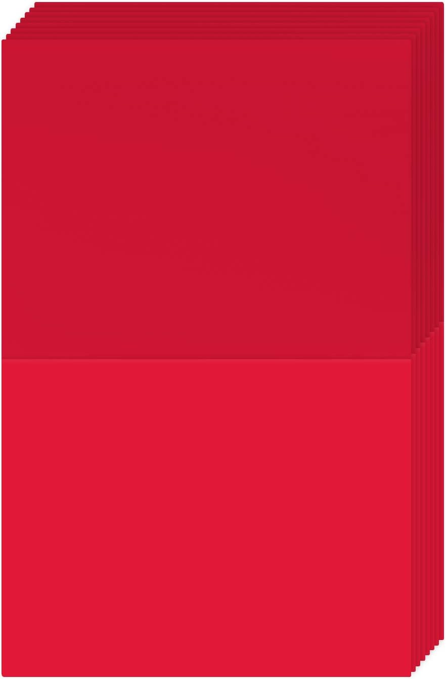 2021 Holiday Christmas Greeting Cards - 25 Red & 25 Green Blank Cards with 50 White Envelopes - Card Size 4.25 x 5.5 Inches When Folded - Envelopes Size A2 : Office Products