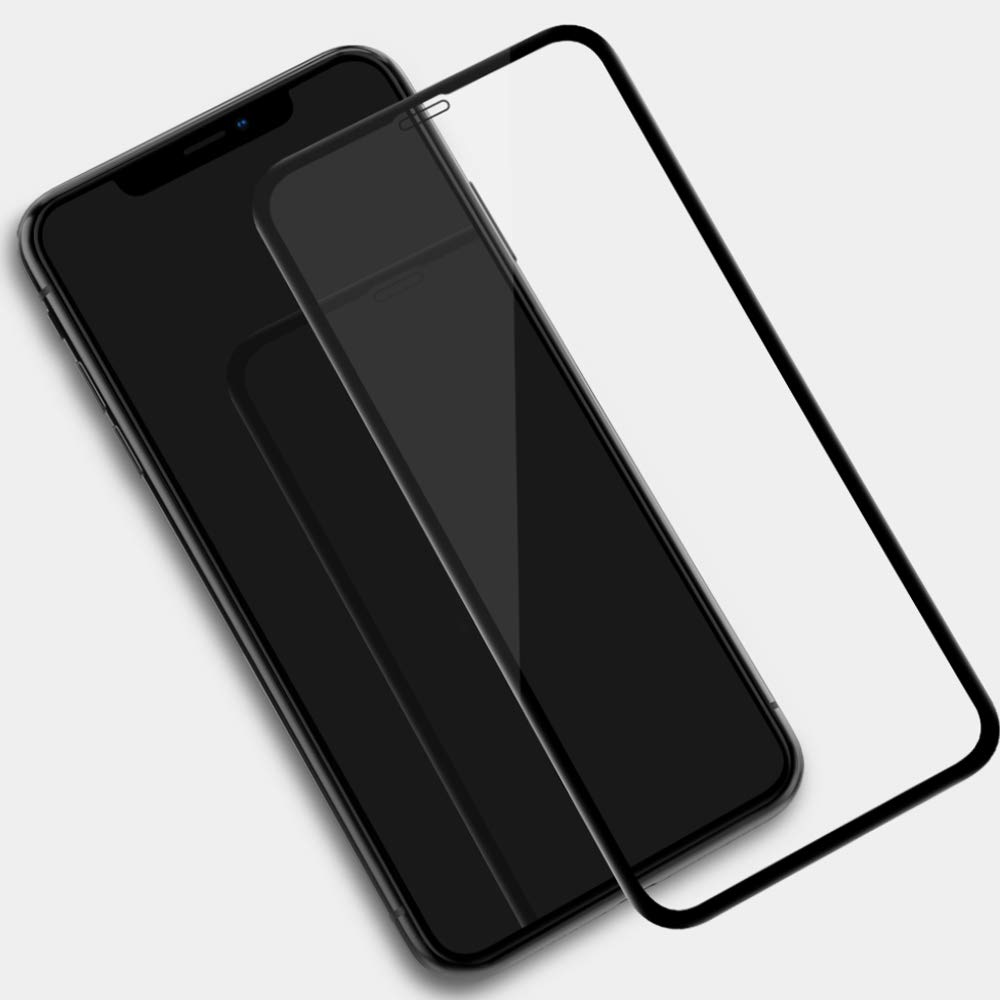 for iPhone XR Screen Protector Tempered Glass 6.1 Inch High Transparent 9H Hardness 3D Arc Edge Full Coverage Anti Scratch Fingerprint 1Pack