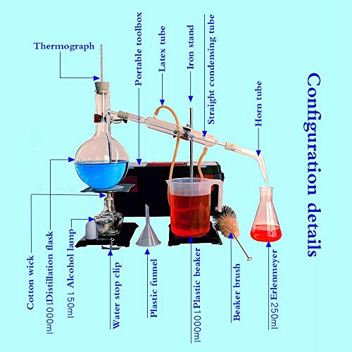 Laboratory Stirrer Distillation Unit 1000ml Thickening Flask