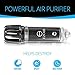 Car Air Purifier (Plug in) Ezoir Car Air Freshener, Purifying Cabin Filter for Autos | Portable, Travel Use | Freshens, Cleans | Safe, Natural Ionizer of Dust, Smoke, Odors, Bacteria (Grey)