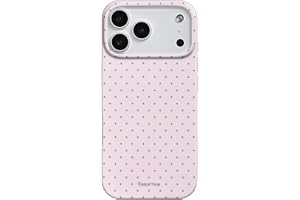 inewateri for iPhone 17 Pro Max Case Cute Polka Dot Aesthetics Case-Pink
