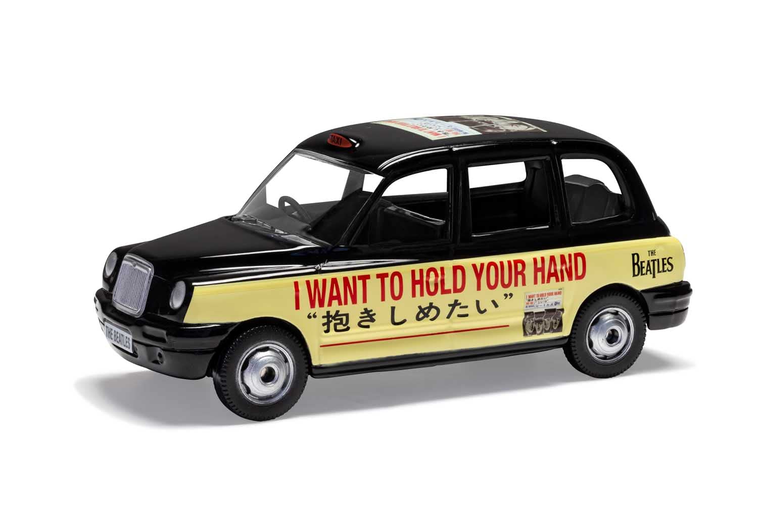 Corgi Diecast Model Cars - CC85934 The Beatles London Taxi 'I Want to Hold Your Hand' - Men & Women Souvenir Gifts from UK - Small Die Cast Toy Car Models for Boys, Gift for Motor Enthusiasts