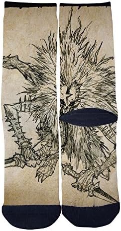 Custom socks knifeblade Socks Adult Print Crew Socks Knee High Socks Black