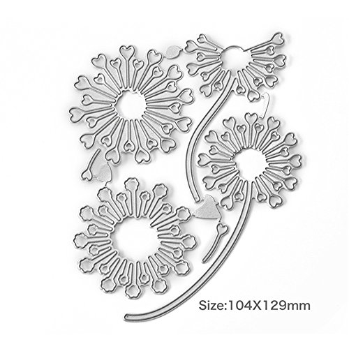 TTLIFE Scrapbooking Dies Metal Heart Flower border Cutting Dies Craft Embossing Stamps Stencils Paper Card Making