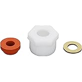 Danco 81422 Ballcock Supply Nut And Washer 7/8 " Id. X 1-1/8 " Od.,White, Orange, Gold