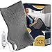 Sleek Relief Portable Heating Pad XL –Electric Heat Pack for Back Pain Cramps Relief- Fast-Heating & Auto Shut Off- Moist Heat Therapy –Machine-Washable - 3 Temperature Settings Hot Heated Pad