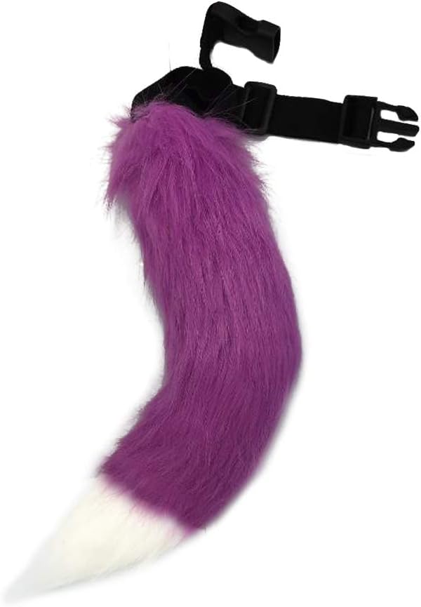 BANLAN Faux Fur Fox Costume Cat Tail Cosplay Halloween Christmas Party Costume One Size