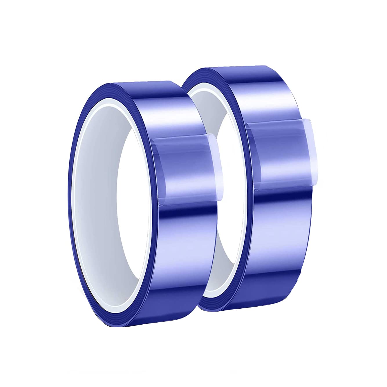 2 Rolls 30mm X 33m 108ft High Temperature Tape, Heat Tape, Heat Transfer Tape, Thermal Tape,Heat Resistant Tape, High Temp Tape for Electronics Printing Crafts on T-Shirt Fabrics and DIY