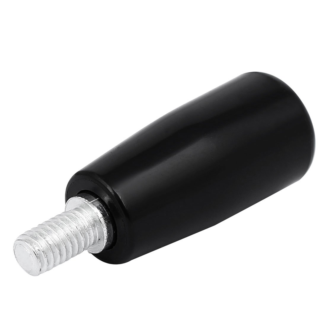 Sourcingmap M6 Male Thread 46mm Long Plastic Handle Revolving Hand Grip for Milling Machine