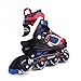 MammyGol Adjustable Inline Skates for Kids with Light up Wheels,Fun Flashing Beginner Roller Skates for Boys and Girls Size 1-4