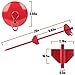 BV Pet BV-PE-Stake-L Steel Dome Tie Out Stake for Large Dogs, Large/20