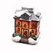 Lighting up Christmas Doll Figurine Tiny Resin House Building (Church House set of 2)