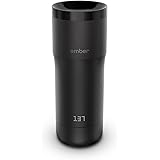 Ember Temperature Control Travel Mug, 12 Ounce, 2-hr Battery Life, Black - App Controlled Heated Coffee Travel Mug