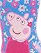 Peppa Pig Wellies Flower Girl's Easy-On Handles Pink Blue Rain Welly Boots 27 EU
