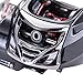 Pinty Left Hand Aluminum Bait Casting Fishing Reel Baits Caster Combo 6.3:1 Gear Ratio