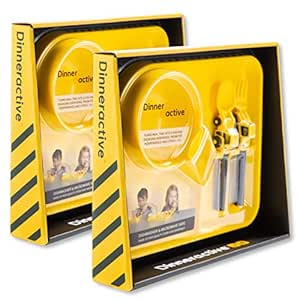 Dinneractive Conjunto para la Hora de Comer para Niños - 3 UDS Vajilla