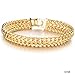 Girl Era Men's Womens Gold Plated Bracelet Cuban Curb Chain Link Wrist Polished Biker Fashion Classic,8