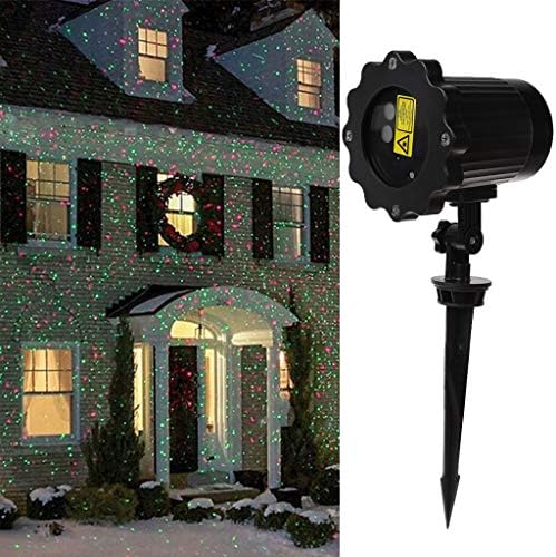 tiyee RGB Waterproof Christmas Lights,Led Party Light Projector Landscape Light Projector with IR Remote Control for Halloween Thanksgiving Christmas Party Kids Birthday Wedding (EU)