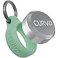 CURVD Premium Carrying Case - Durable Travel Keychain Container, Small Waterproof Holder for Earplugs, Pills, Coins Compatible with Loop, Eargasm & Vibes, or Compact Mini Purse Pill Box Container