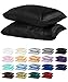 Silky Soft Satin Pillowcase Pair (King, Black)