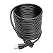 Tripp Lite Standard Computer Power Cord 10A,18AWG (NEMA 5-15P to IEC-320-C13) 25-ft.(P006-025),Black