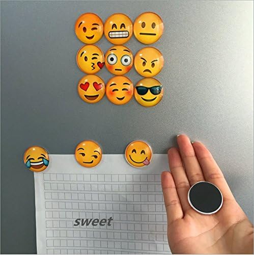 Smiley Faces Magnet Refrigerator Emoji Magnets Fridge Magnet for Home or Whiteboard, Cute Party Favors for Kids