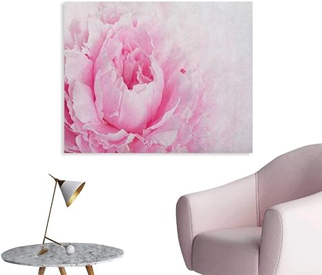 Amazon Co Jp Anzhutwelve ピンクとグレー 壁紙 抽象幾何学デジタルモザイクフラクタル トレンディ 六角形パターン カスタムポスター マゼンタ ペールピーチグレー W48 Xl32 ホーム キッチン