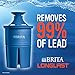 Brita Longlast Monterey Water Filter Pitcher, Cloud Limoges, Large 10 Cup, 1 Count