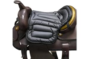 YUZHANGHE Saddle Tush Cushion Western Long Saddle Pad Horse Riding Seat Saddle Cushion Pad