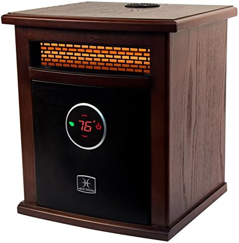 Heat Storm Deluxe Logan w/Bluetooth Speaker Portable Infrared Space Heater